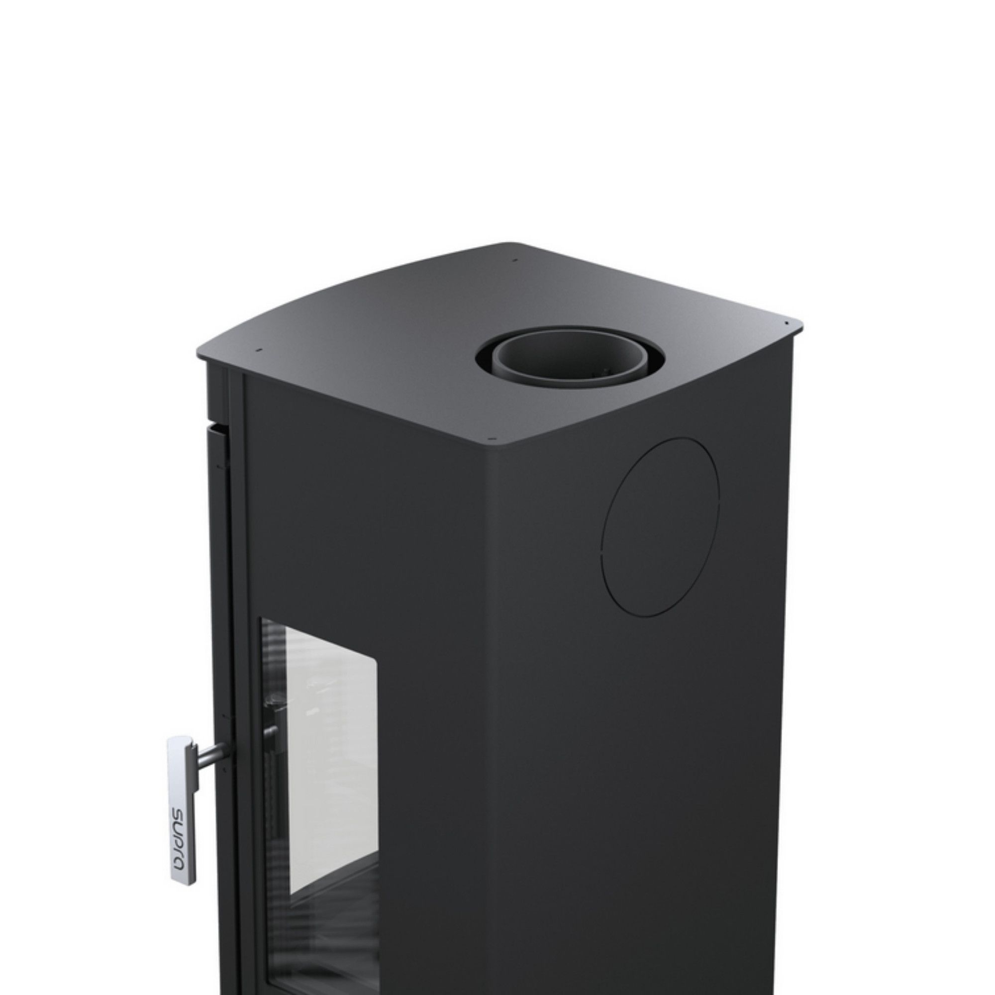 Poêle à bois 3 vitres étanche - SUPRA Talma Tri Vision 9.1 kW