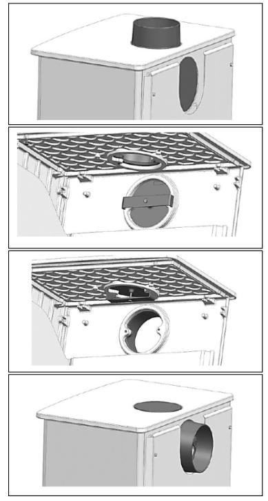 Poêle à bois étanche en fonte - SUPRA Usko 9.1 kW