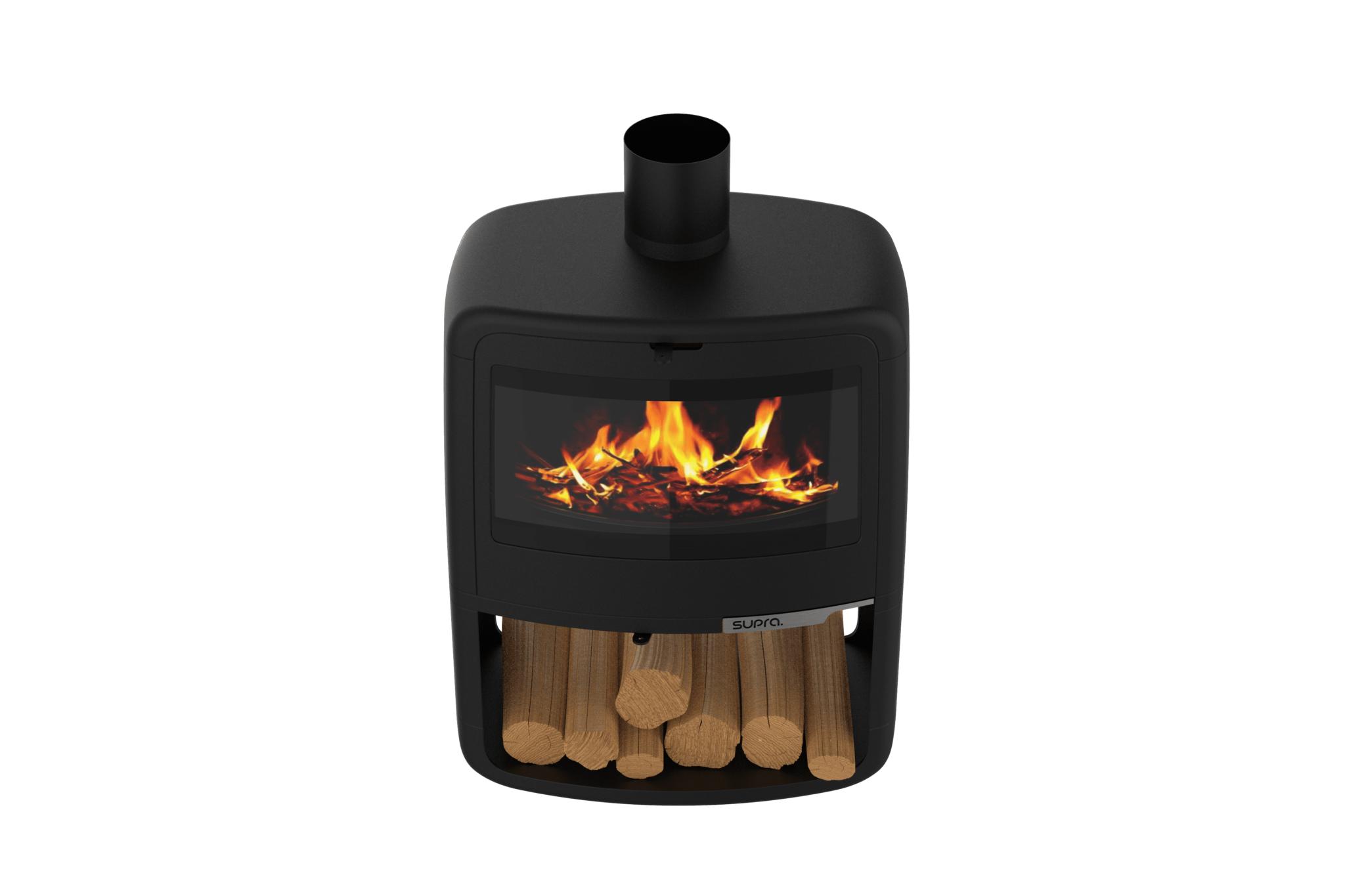 Poêle à bois en fonte - SUPRA Paul Bûcher 10 kW