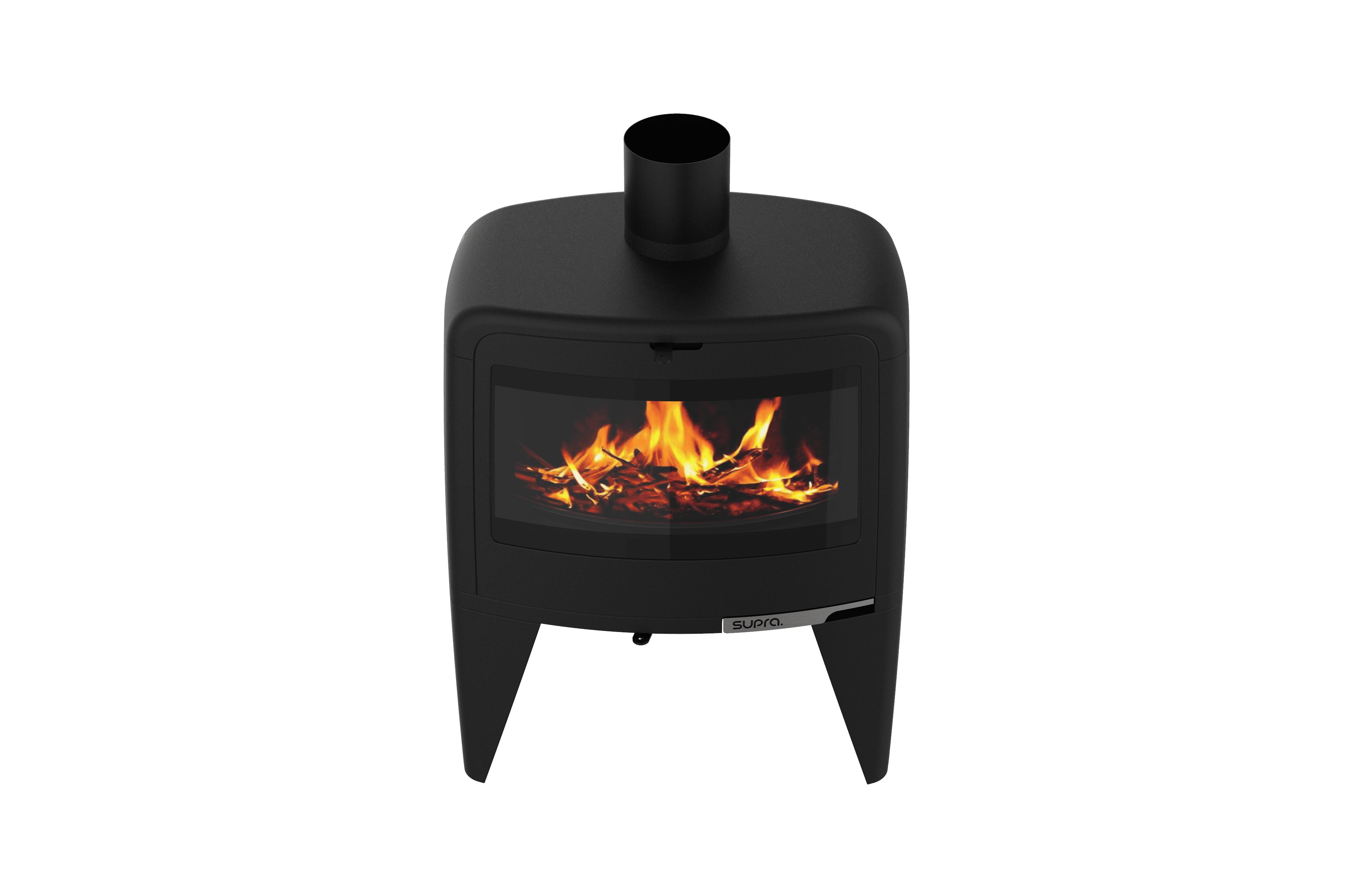 Poêle à bois en fonte - SUPRA Paul Haut 10 kW