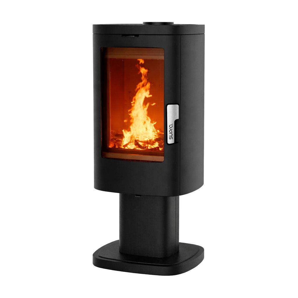 Poêle à bois en fonte -SUPRA Maonie sur pied 11.5 kW