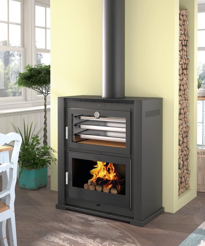 Poêle à bois avec four - FIREMATIC Baltimore 10.9 kW