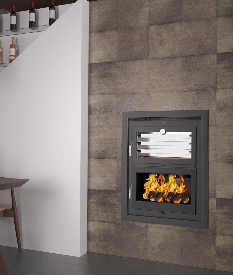 Insert à bois avec four - FIREMATIC Nashville 10.9 kW