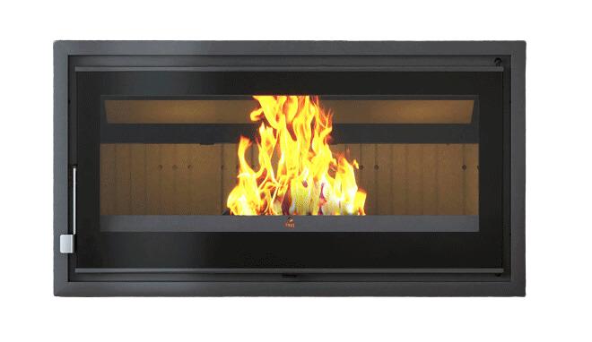Insert à bois ventilé silencieux canalisable - FIREMATIC Ontario 14.5 kW