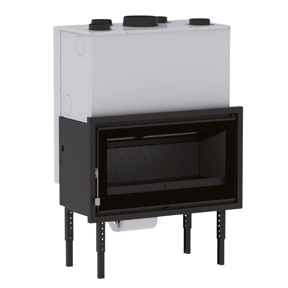 Insert à bois ventilé silencieux canalisable - FIREMATIC Ontario 14.5 kW