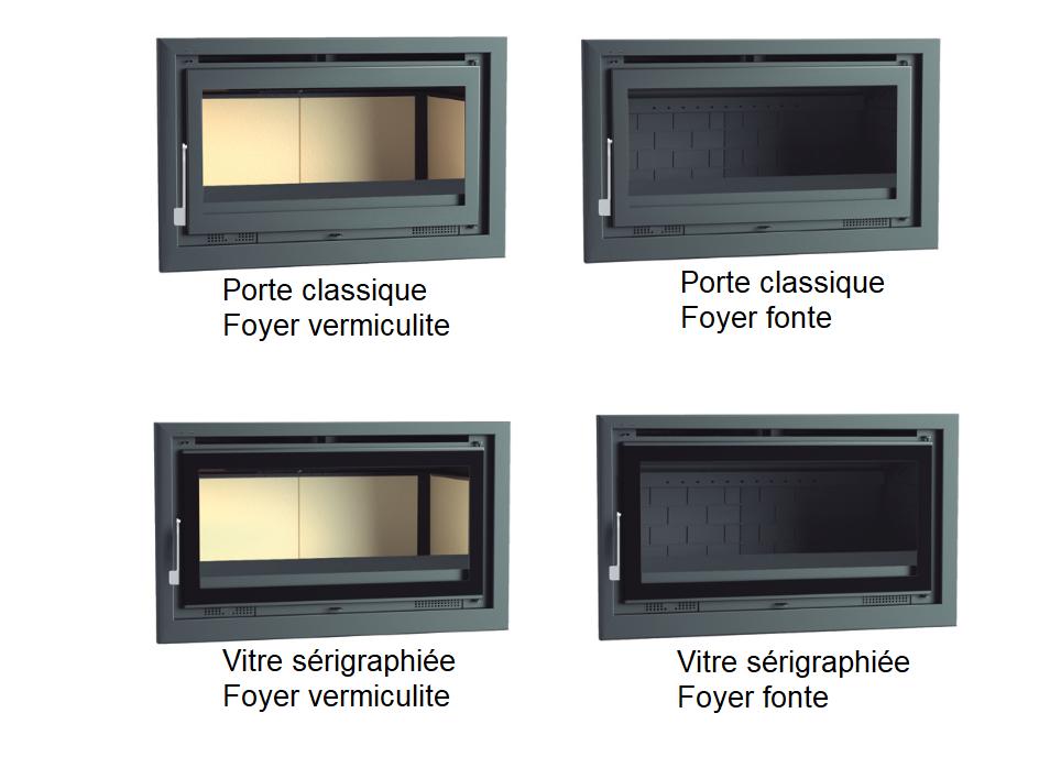 Insert à bois ventilé canalisable - FIREMATIC Mora 13.3 kW