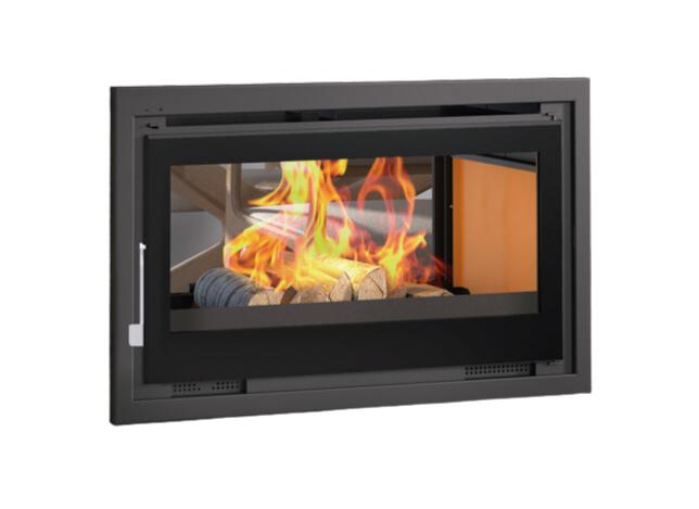Insert à bois 2 vitres ventilé - FIREMATIC Sana 13.3 kW