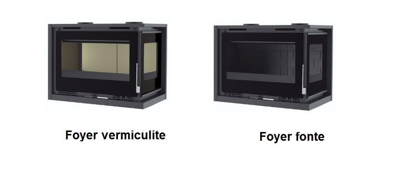 Insert à bois 2 vitres ventilé - FIREMATIC Jenn-D 12.8 kW