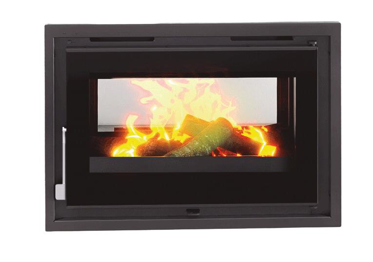 Insert à bois 2 vitres ventilé - FIREMATIC Suna 12.8 kW