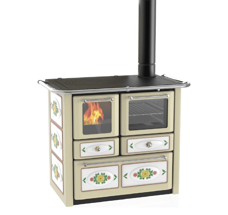 Cuisinière à bois - LINCAR Gaia 149 VL 6.3 kW