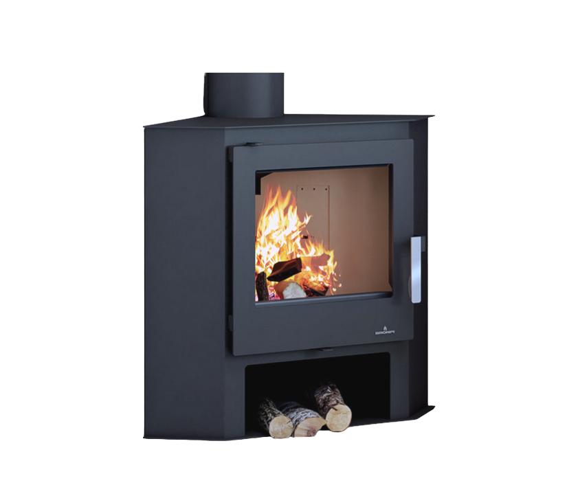 Poêle à bois d'angle - BRONPI Lerma 9 kW