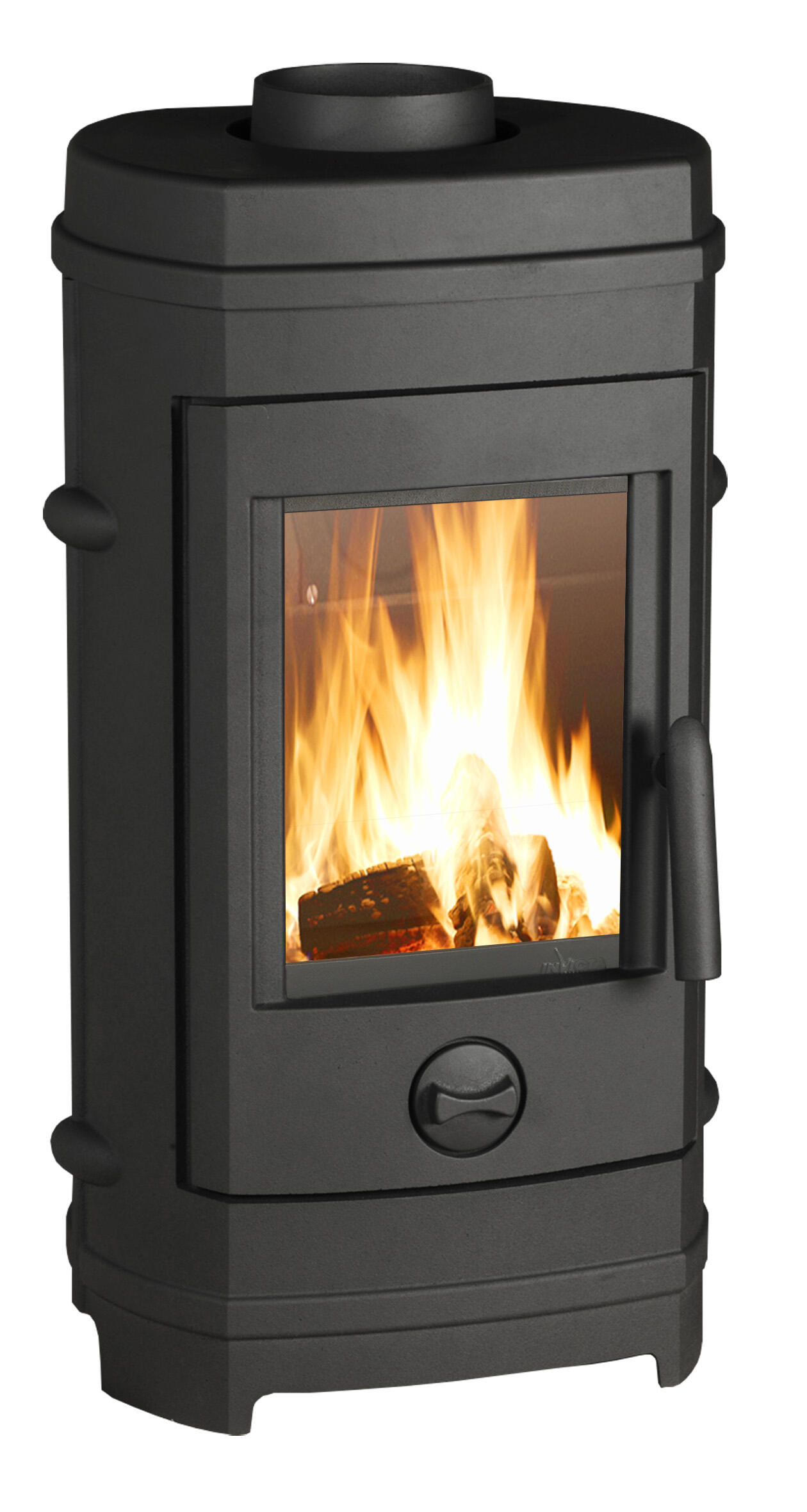 Poêle à bois INVICTA Remilly gris, 7 kW