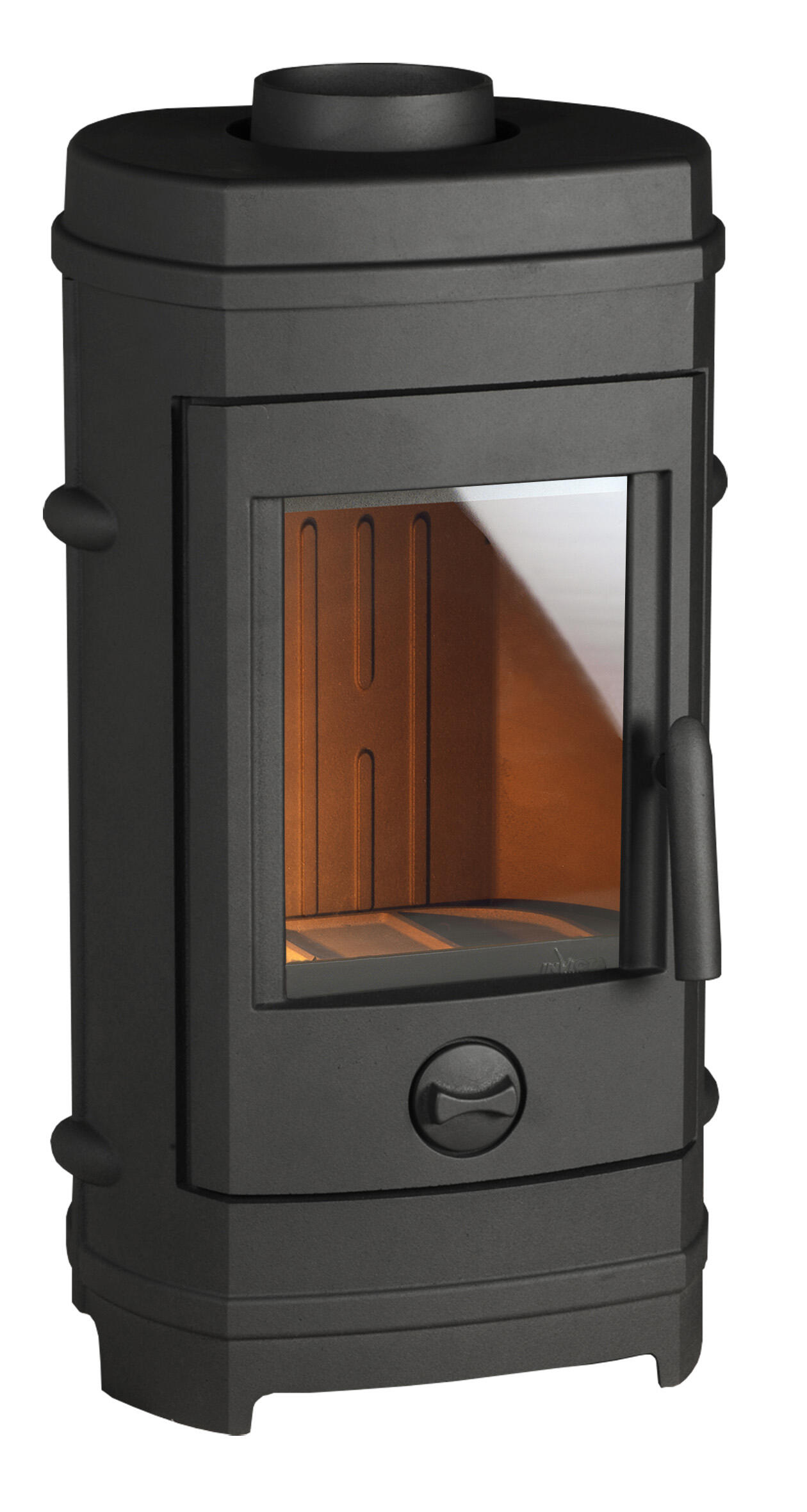 Poêle à bois INVICTA Remilly gris, 7 kW