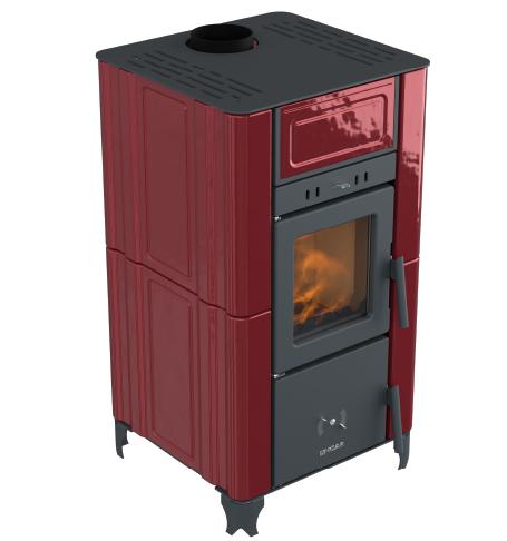 Poêle à bois ventilé céramique - LINCAR Emily 6.7 kW