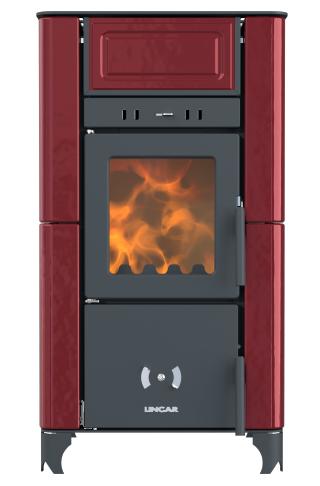 Poêle à bois ventilé céramique - LINCAR Emily 6.7 kW