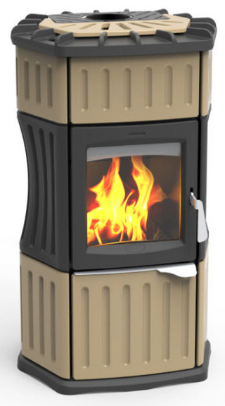 Poêle à bois céramique - LINCAR Monella 184 9.6 kW