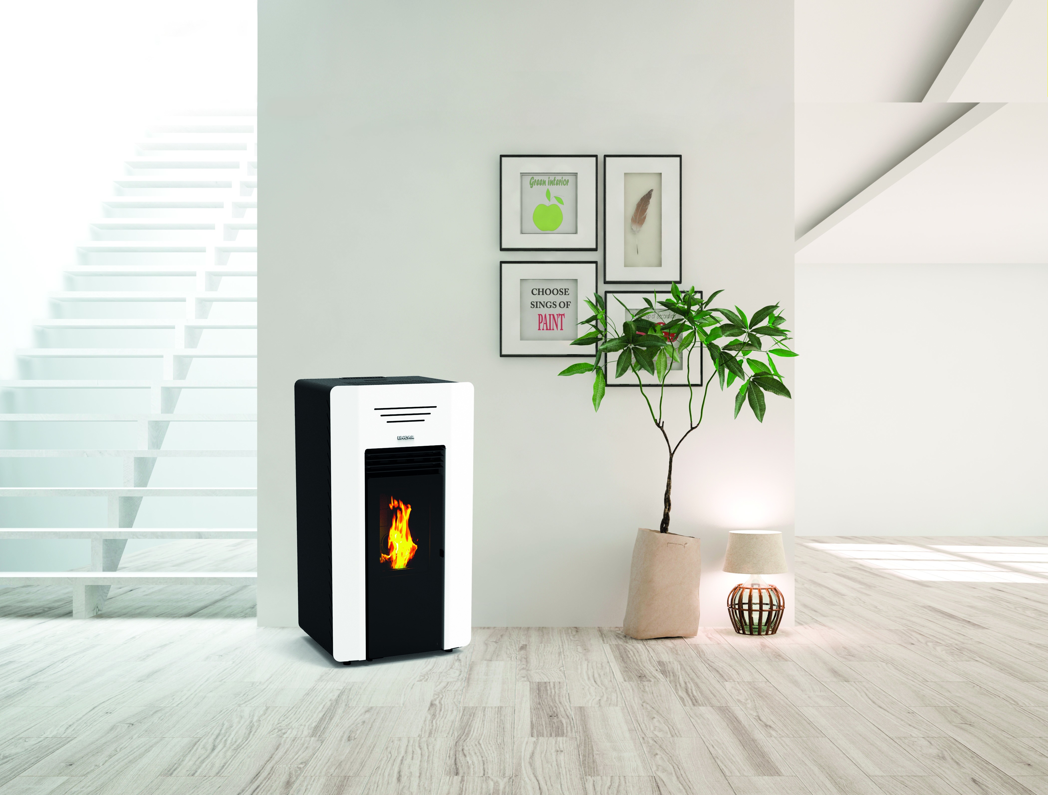 Poêle à granules canalisable - LINCAR Windy Canalizzata 11.6 kW