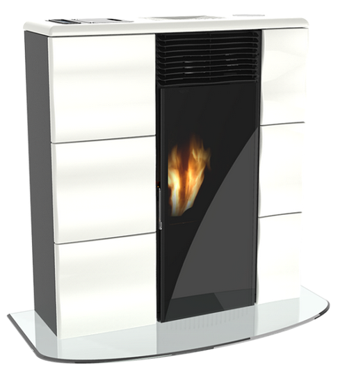 Poêle à granules extra plat - LINCAR Olga Evo 8.7 kW
