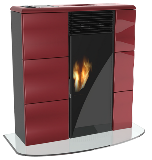 Poêle à granules extra plat - LINCAR Olga Evo 8.7 kW