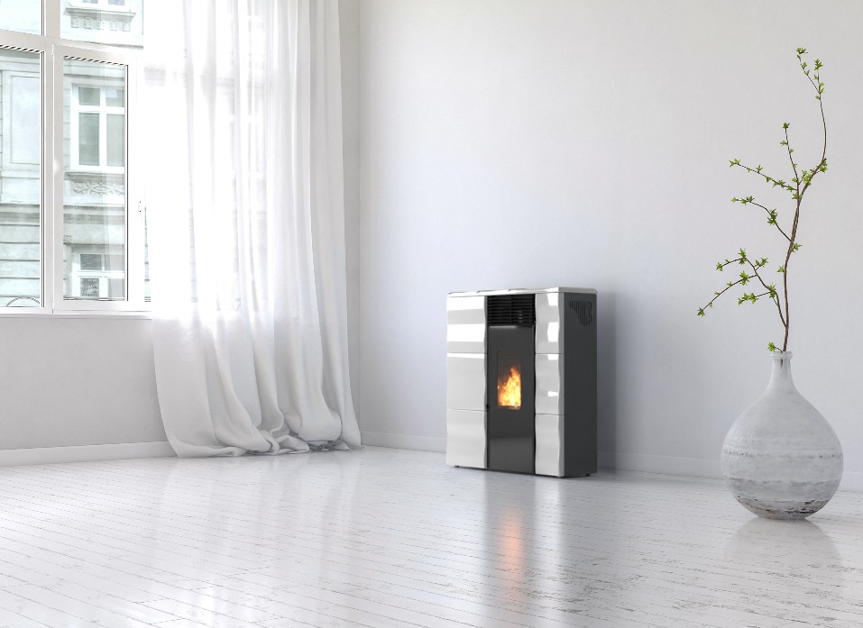 Poêle à granules extra plat - LINCAR Olga Evo 8.7 kW