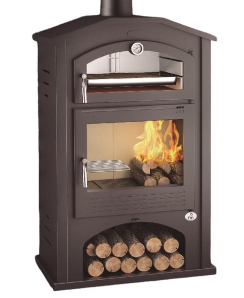 Poêle à bois avec four - FIREMATIC Detroit 9.5 kW