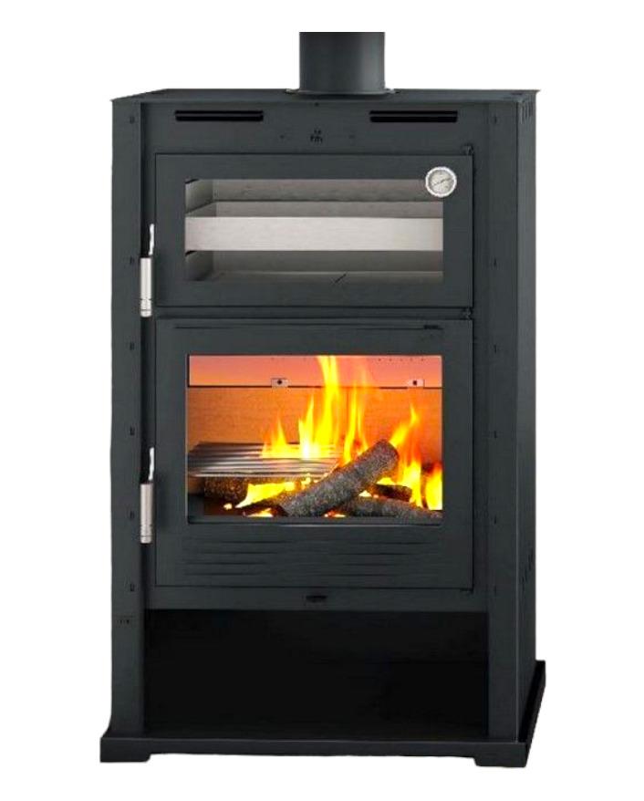 Poêle à bois ventilé avec four - FIREMATIC Kentucky 9.5 kW