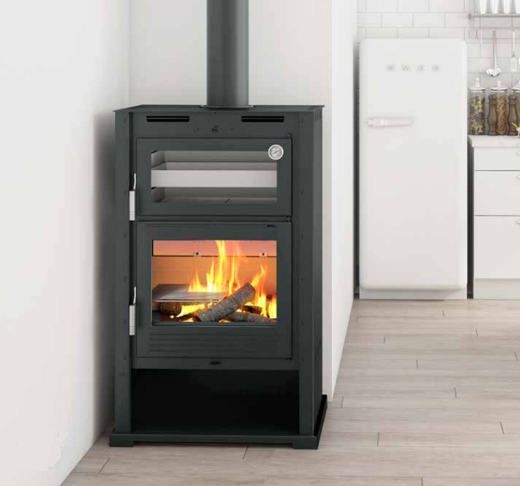Poêle à bois ventilé avec four - FIREMATIC Kentucky 9.5 kW