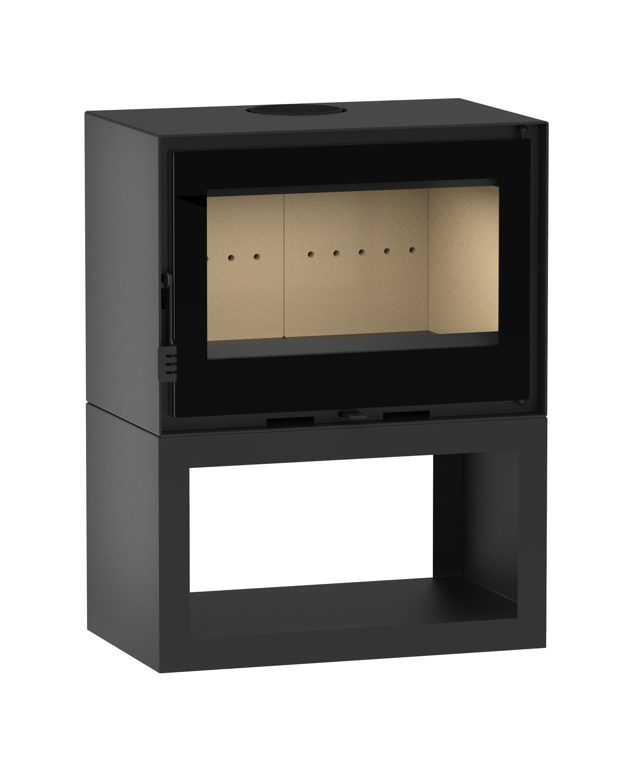 Poêle à bois raccordable avec bûcher - FIREMATIC Toronto - S 65 12.6 kW