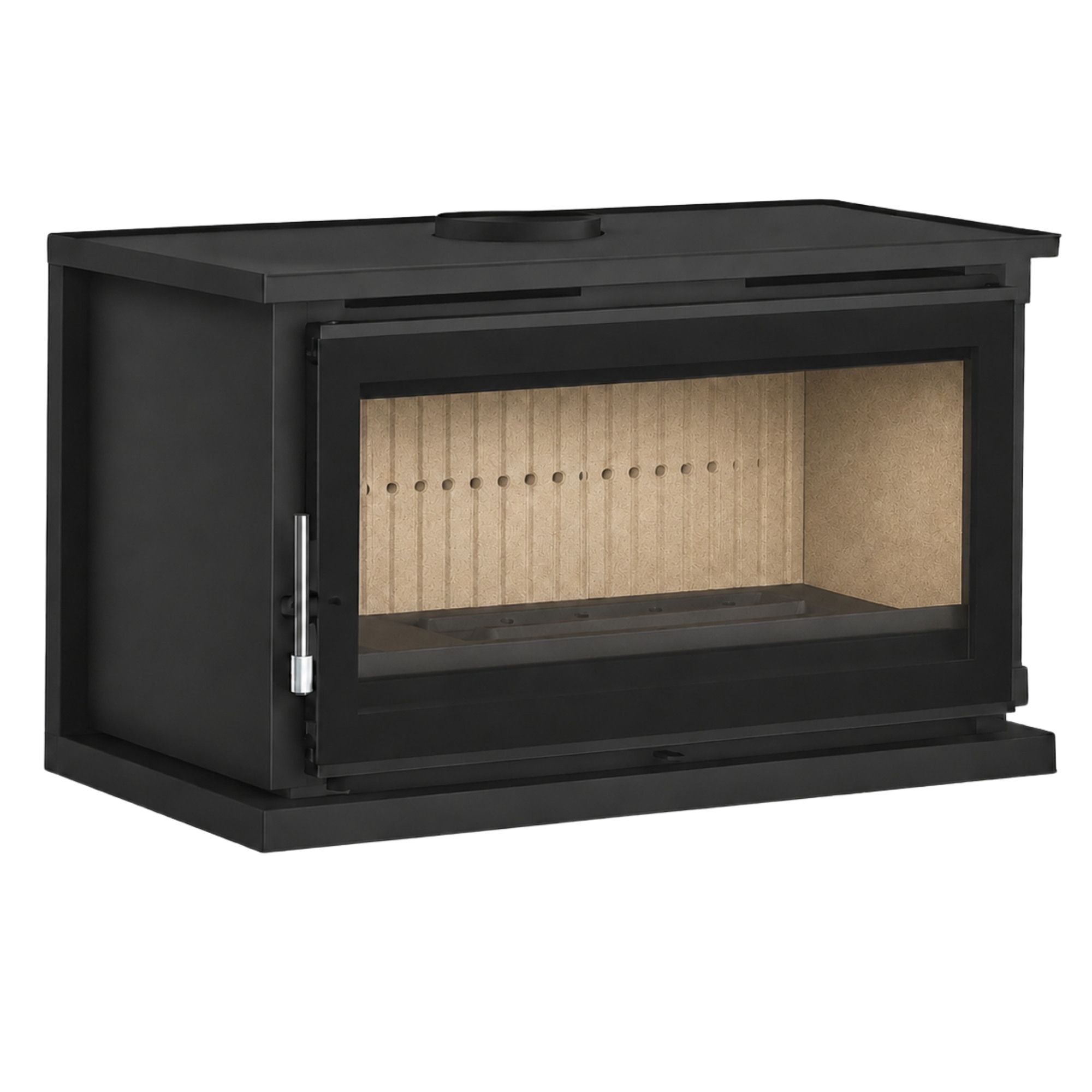 Poêle à bois ventilé suspendu raccordable - FIREMATIC Toronto - M 12.8 kW