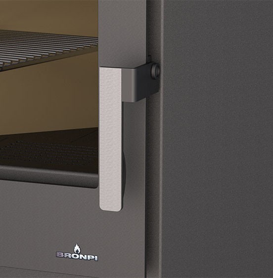 Poêle à bois raccordable avec four - BRONPI Murano - L 14 kW