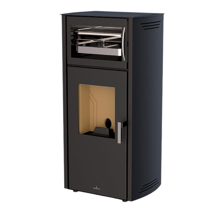 Poêle à granulés silencieux avec four - BRONPI Noa Horno 11 kW