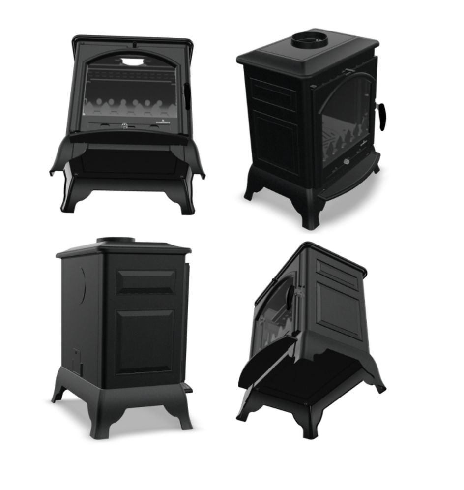 Poêle à bois en fonte - BRONPI Ordesa 9 kW