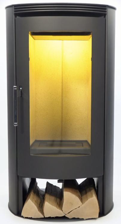 Poêle à bois raccordable - PANADERO Helena 8 kW
