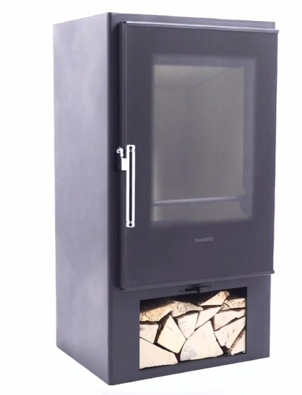 Poêle à bois raccordable - PANADERO Andes 7.5 kW