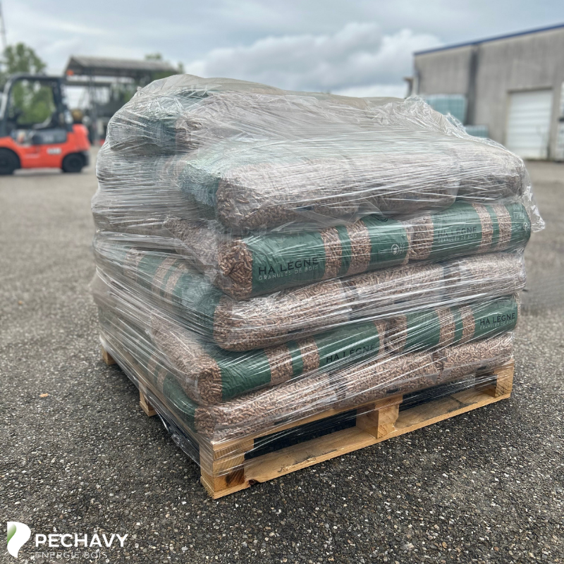 Hà Légne Vert - 1/2 palette (33 sacs de 15kg)