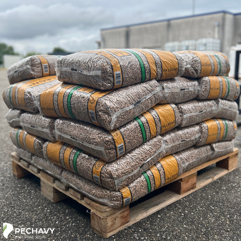 Hà Légne Orange - 1/2 palette (33 sacs de 15kg)