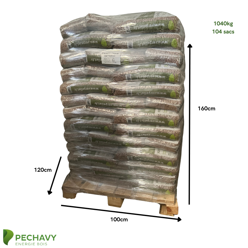 Verpellet - Palette (104 sacs de 10kg)