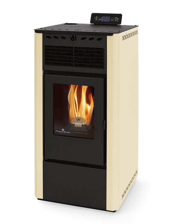 Poêle à granules - ORIGINE PHEBO Aurora 5S-8 7.5 kW