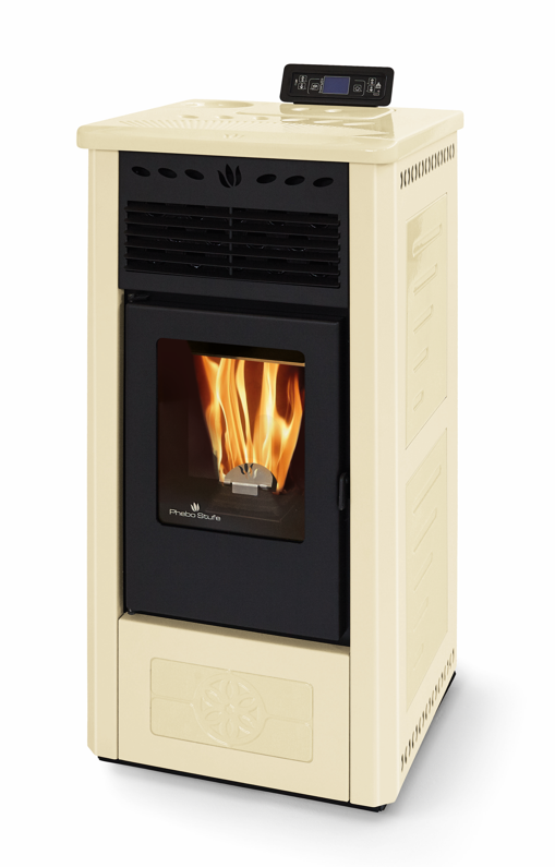 Poêle à granules en céramique - ORIGINE PHEBO Gea 5S-XL 7.5 kW