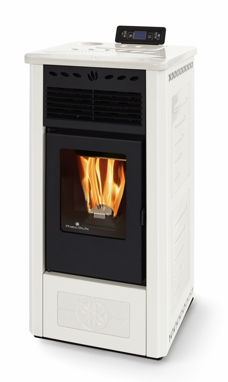 Poêle à granules en céramique - ORIGINE PHEBO Gea 5S-XL 7.5 kW