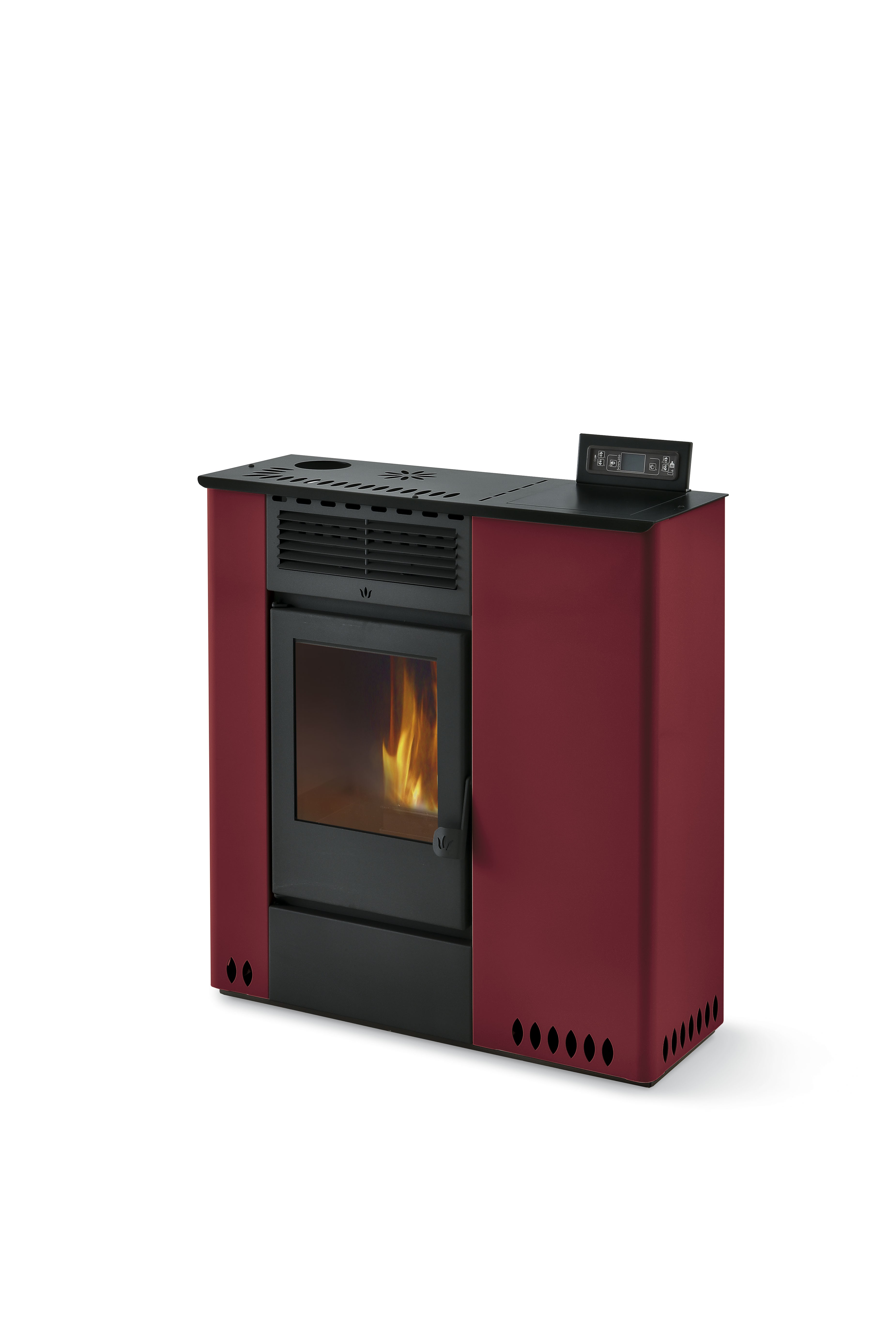 Poêle à granules extra plat - ORIGINE PHEBO Hera 11.5 kW