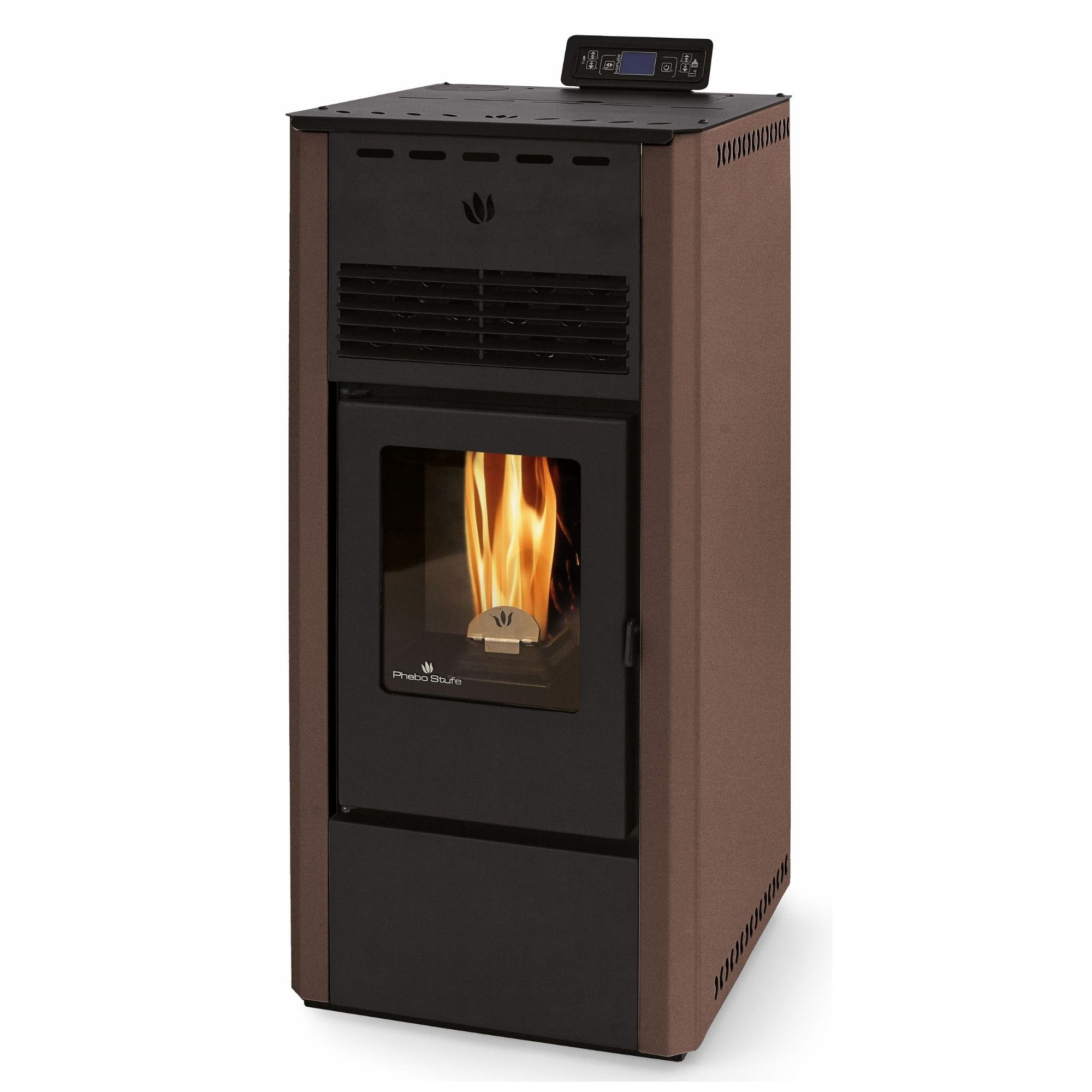 Poêle à granulés ventilé - ORIGINE PHEBO Afrodite 5S-XL 7.5 kW
