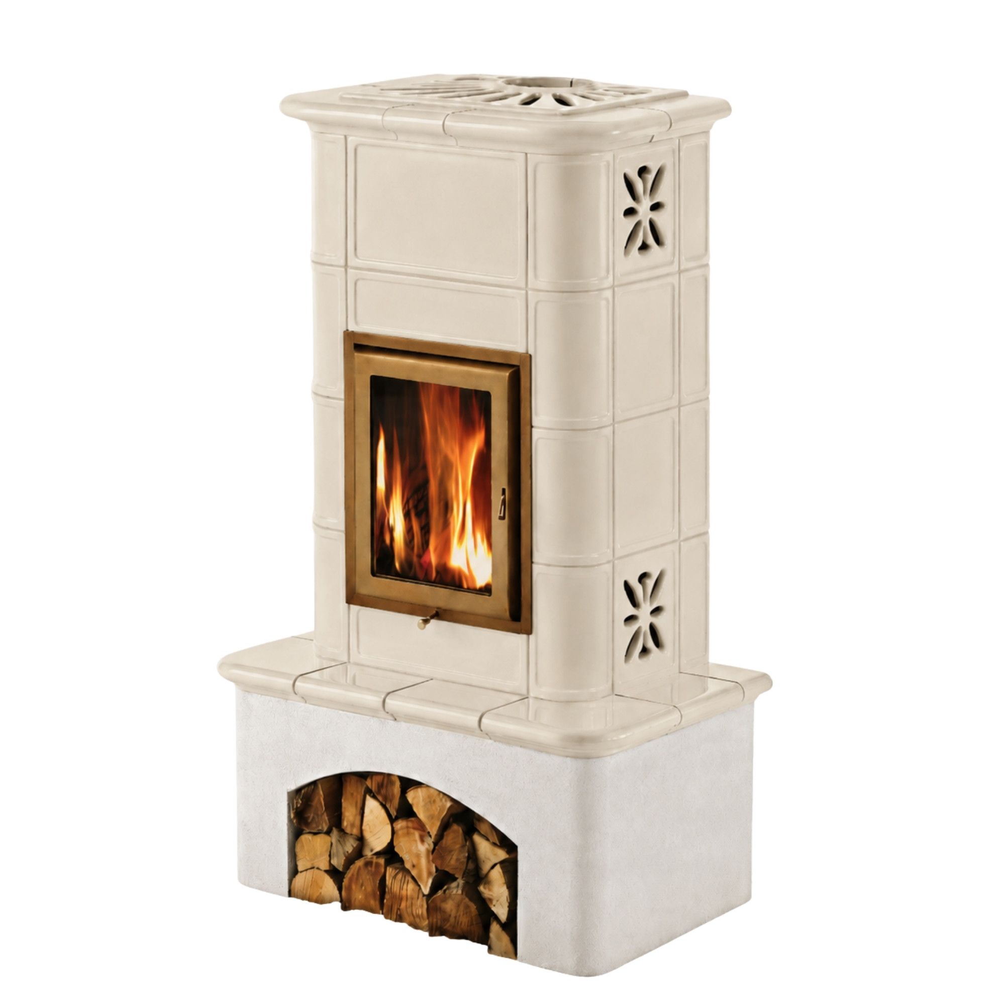 Poêle à bois céramique - ORIGINE PHEBO Selene 10.7 kW