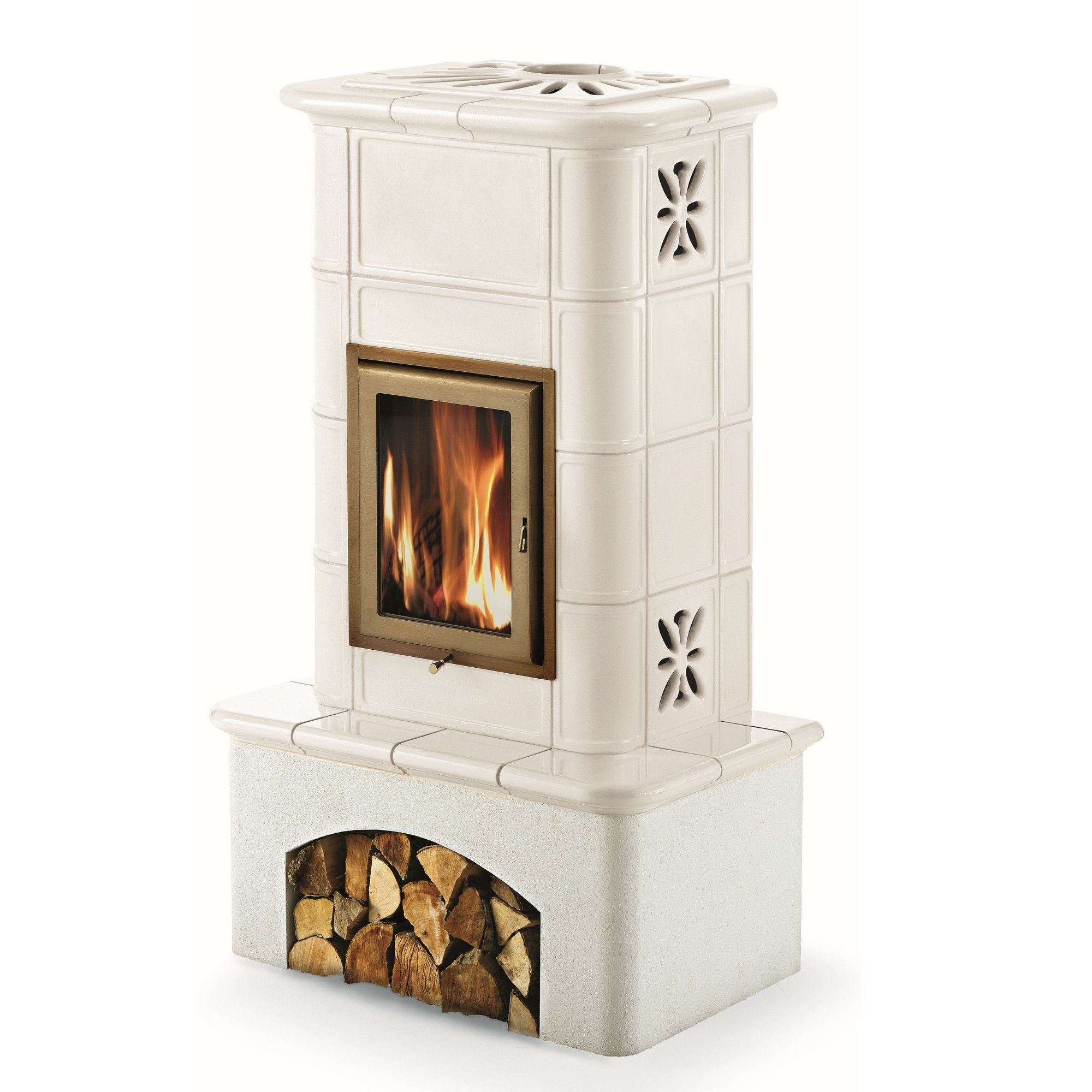 Poêle à bois céramique - ORIGINE PHEBO Selene 10.7 kW