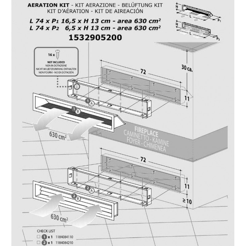 Insert à granulés LIERA 70 PLUS - Deville