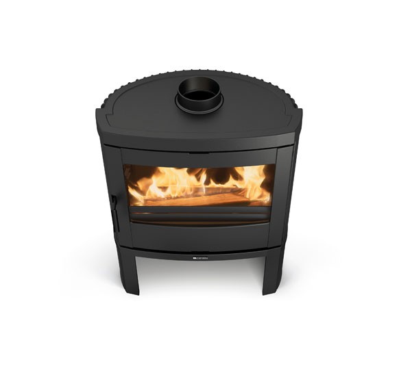 Poêle à bois raccordable en fonte - LA NORDICA Jennifer.16 7.7 kW