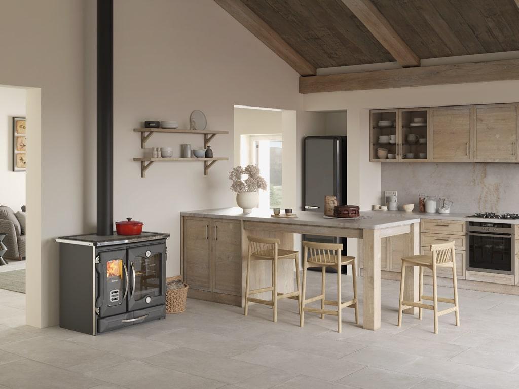 Cuisinière à bois en fonte - LA NORDICA Suprema 4.0 9 kW