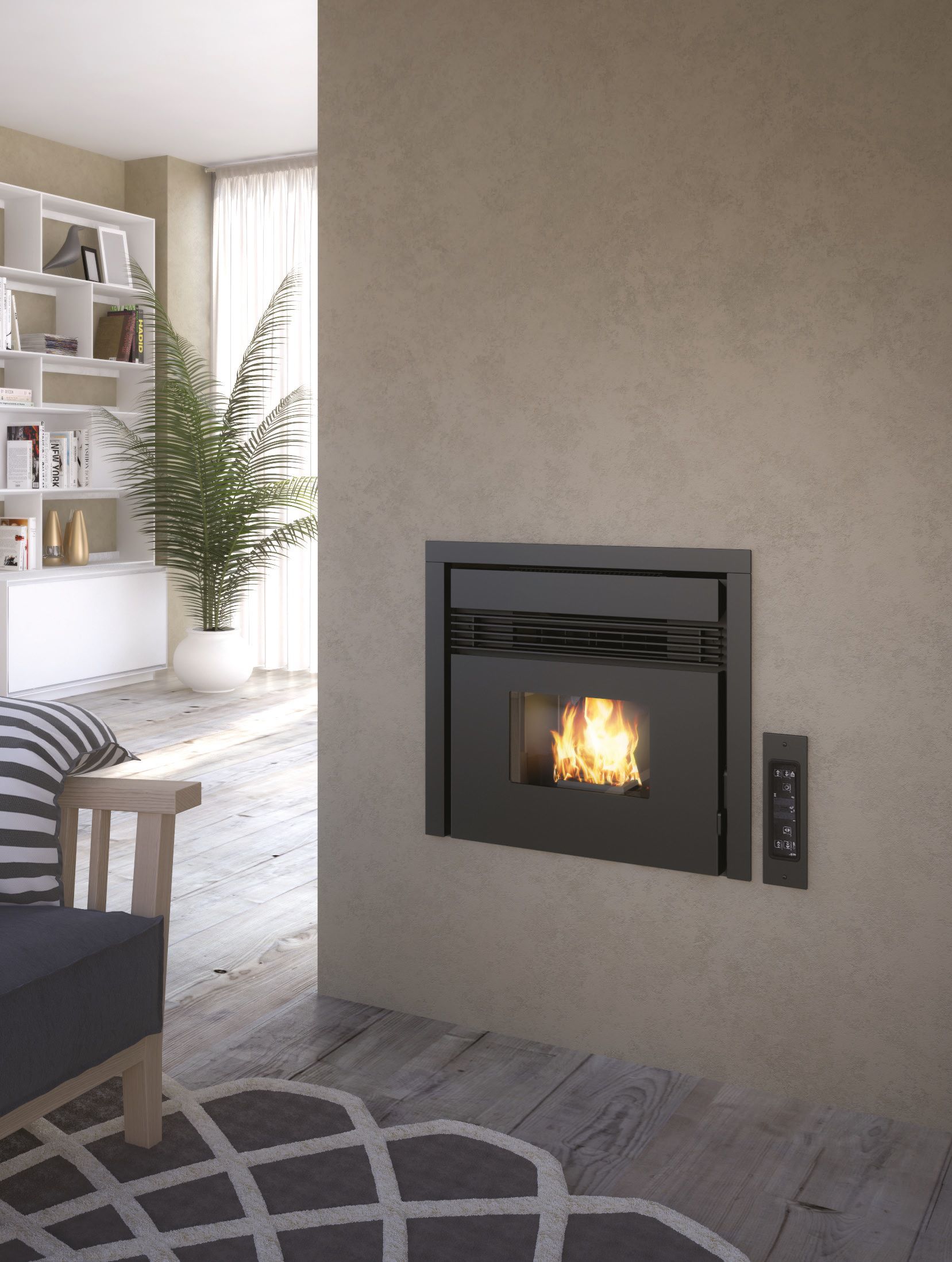 Insert à granules ventilé - PUNTO FUOCO Prezzemolo 6.5 kW