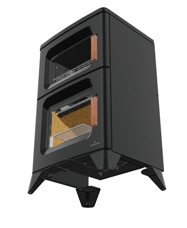 Cuisinière à bois raccordable - BRONPI Hilton-C 14 kW
