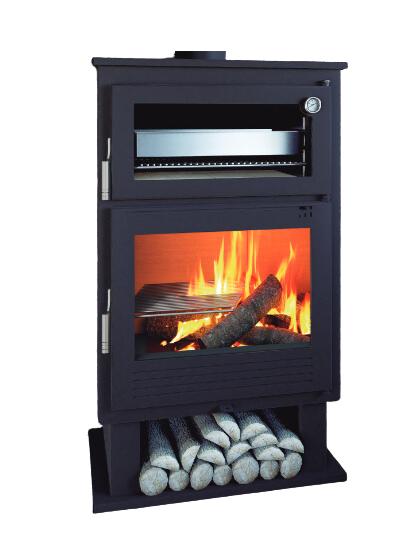 Poêle à bois avec four - FIREMATIC Nebraska 9.5 kW